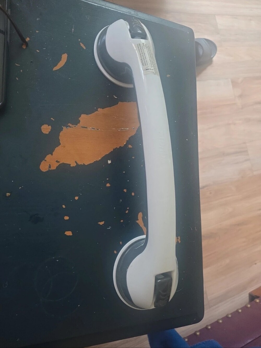 Unk White Suction Safety Grab Bar Handle